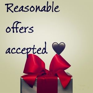 Reasonable offers accepted.